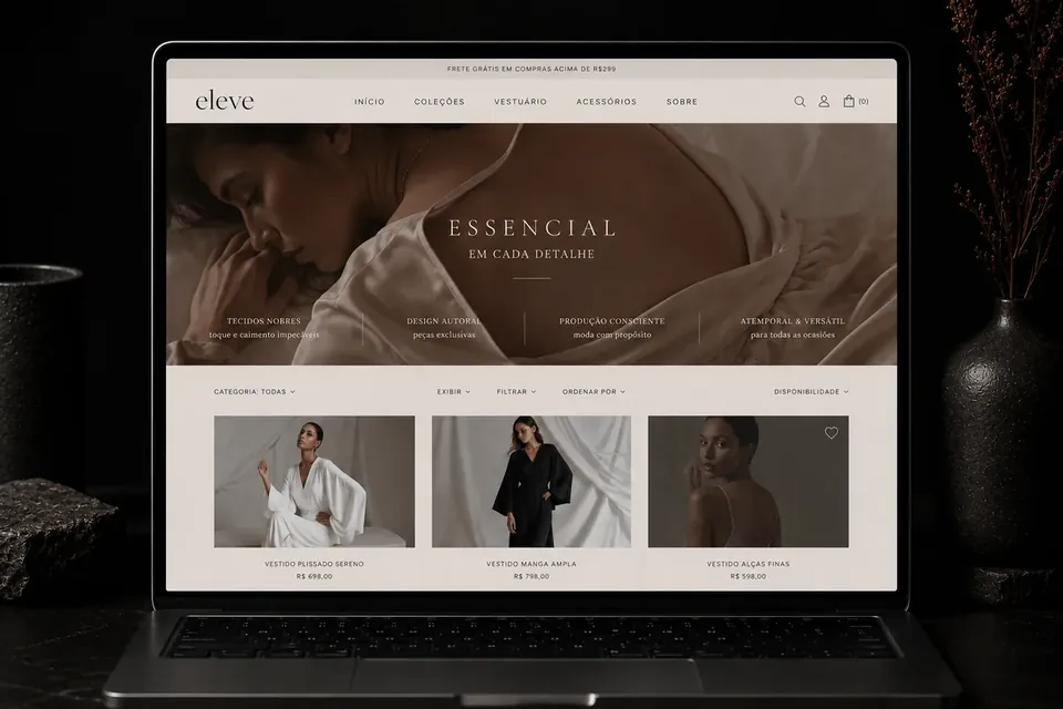 Eleve — e-commerce de moda desenvolvido pela Salt